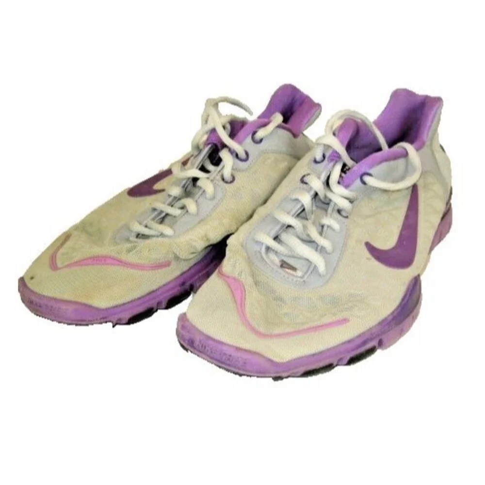 Womens Nike Free TR Luxe 2.0 Training Running Shoes Gray/Purple sz 8